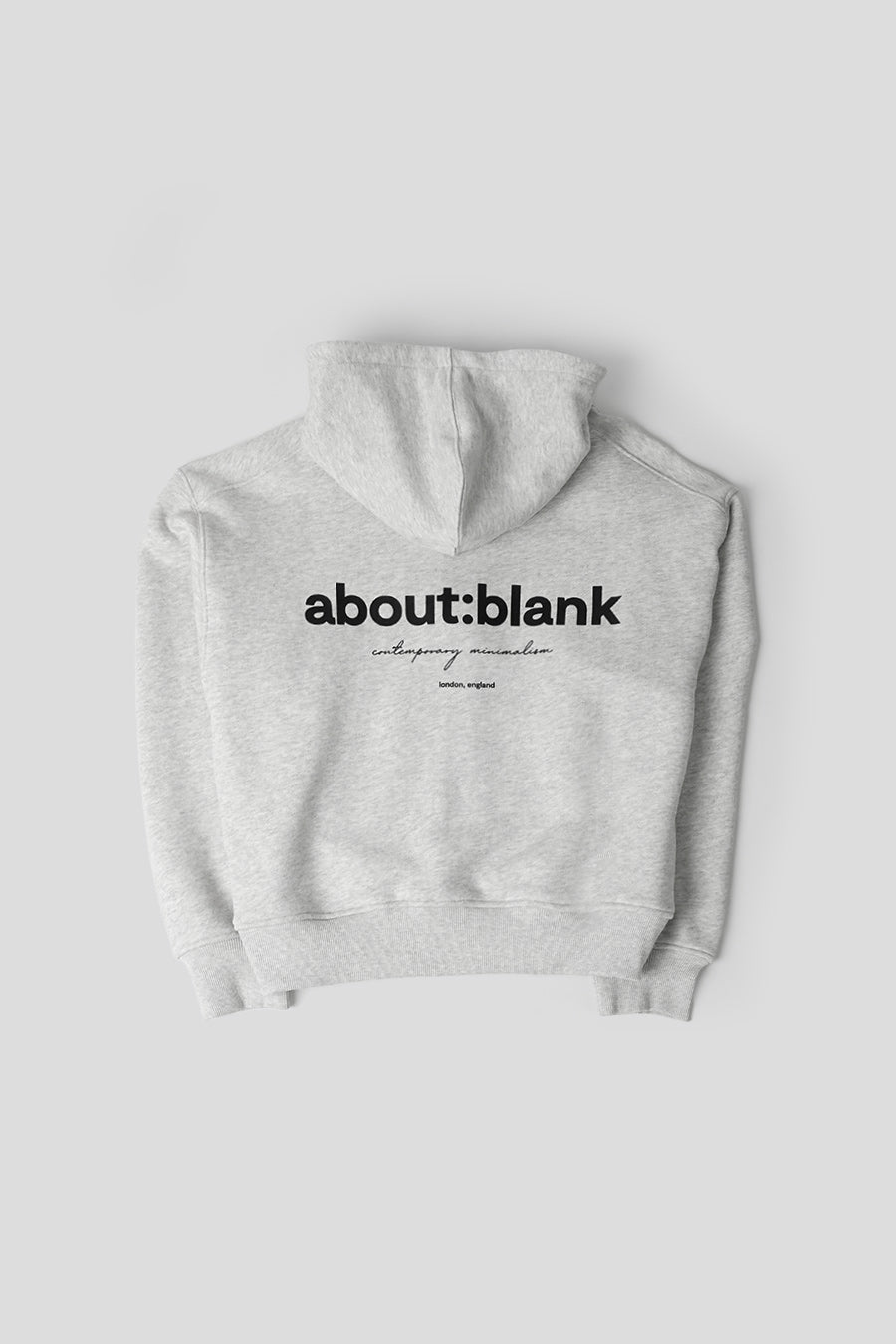 about:blank - HOODIE ZIP BOX GRIS - LE LABO STORE