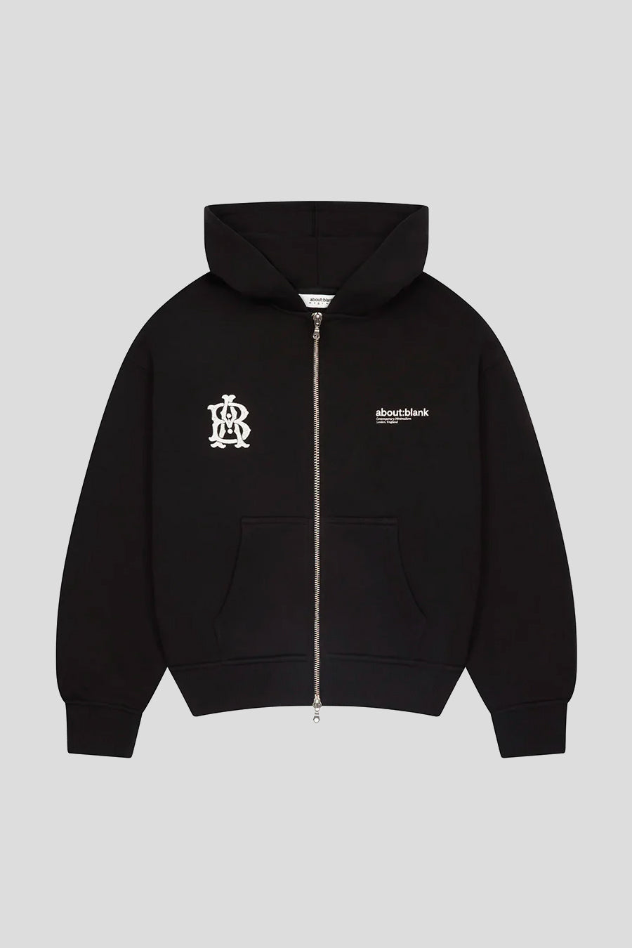 about:blank - HOODIE ZIP DUAL LOGO NOIR - LE LABO STORE