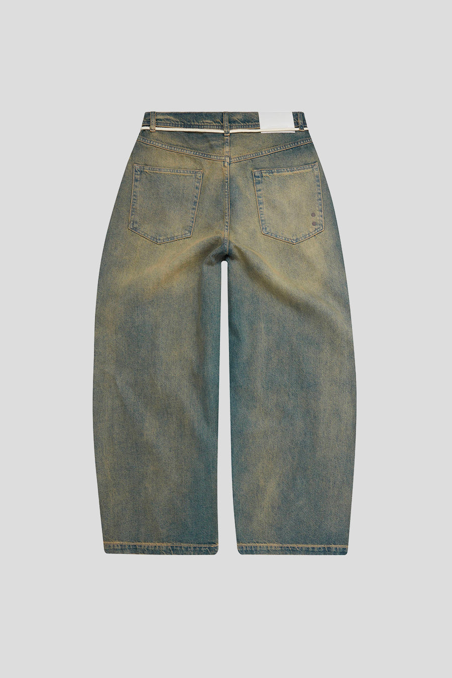 about:blank - JEAN WIDE LEG DIRTY WASH BLUE - LE LABO STORE
