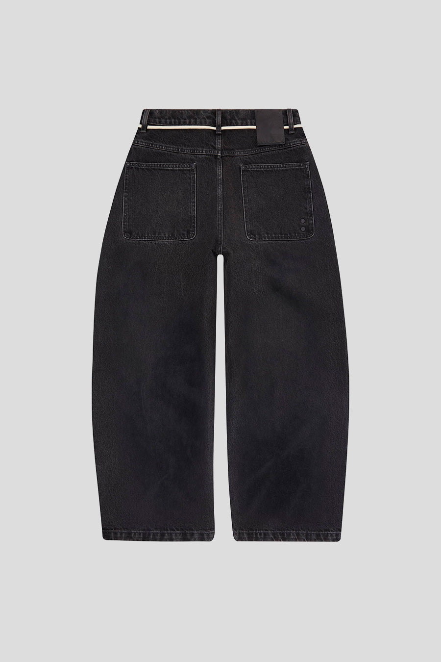 about:blank - JEANS DENIM À JAMBES LARGES NOIR VINTAGE - LE LABO STORE