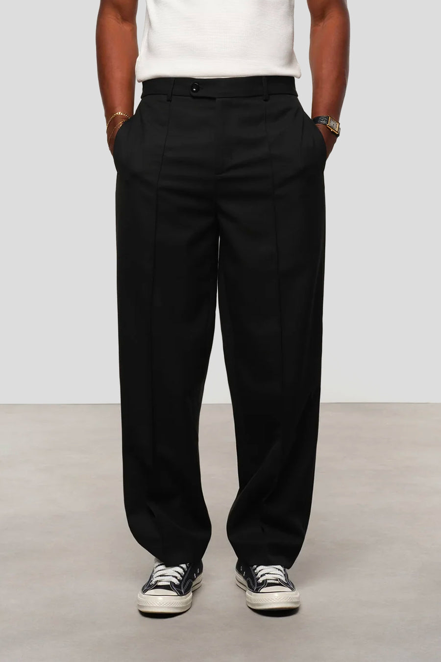 about:blank - PANTALON EVERYDAY PLEATED NOIR - LE LABO STORE