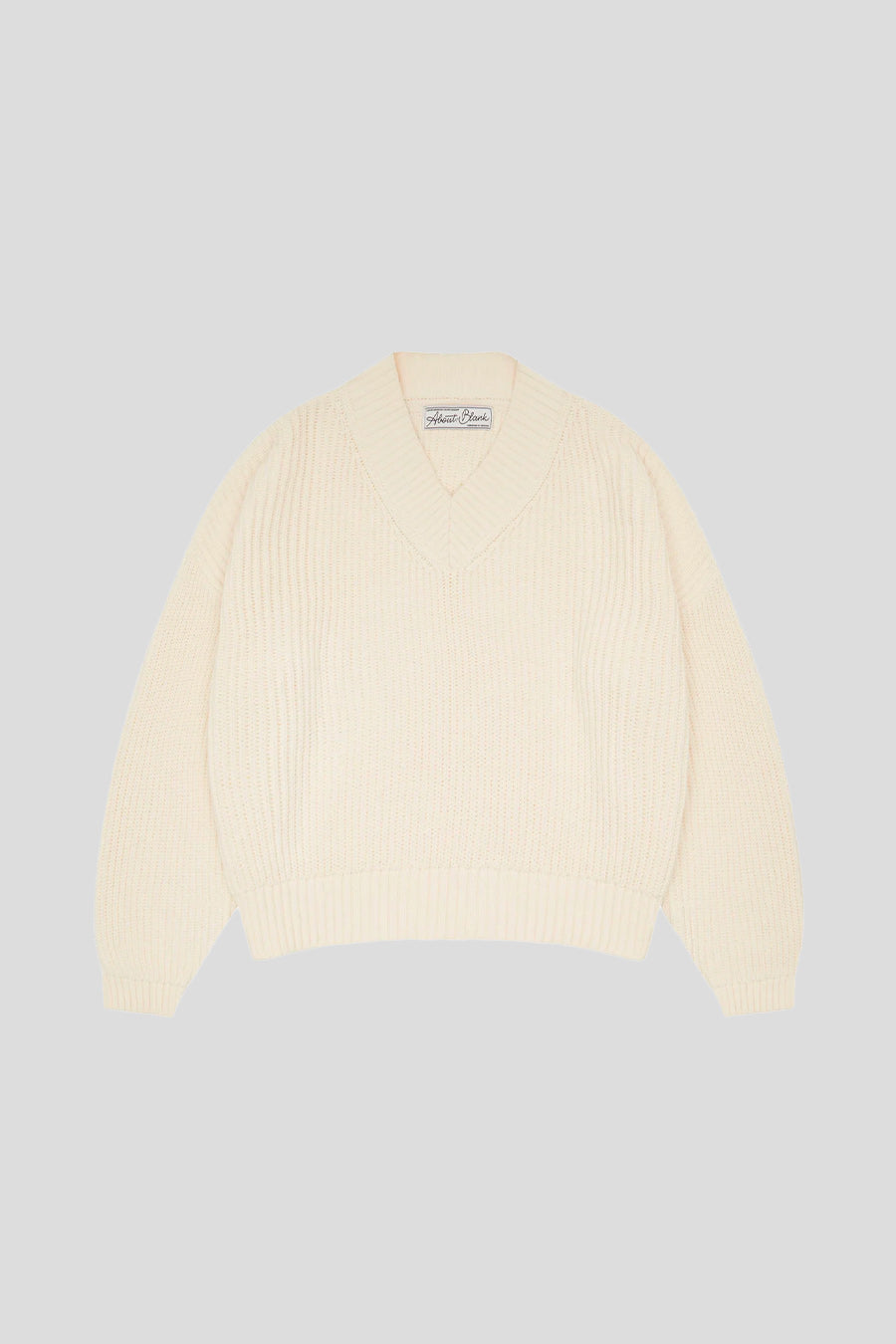 about:blank - PULL COL V ÉCRU - LE LABO STORE