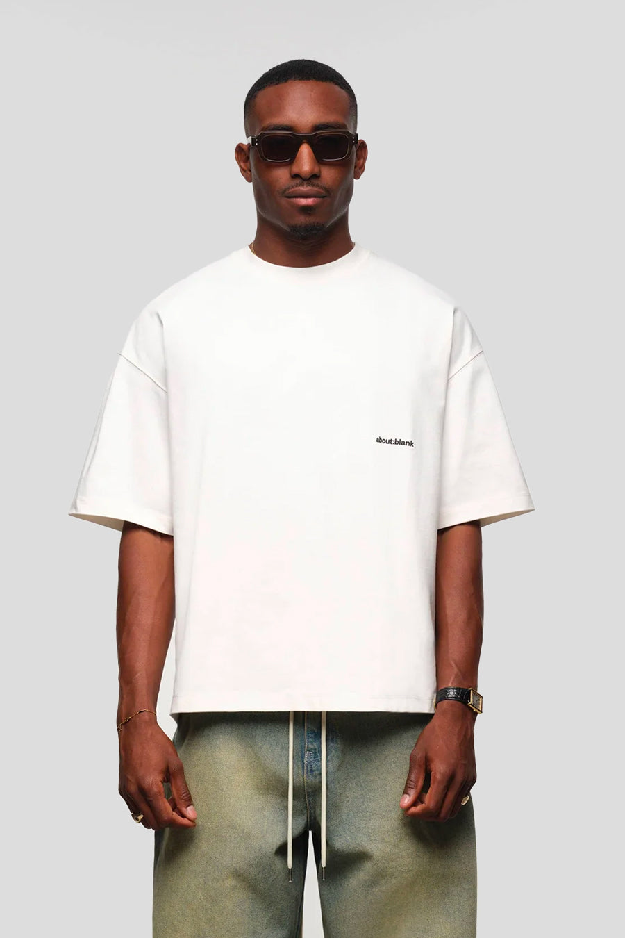 about:blank - OAT AND OFF-WHITE BOX T-SHIRT - LE LABO STORE