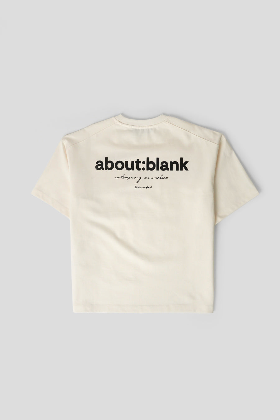 about:blank - T-SHIRT BOX ÉCRU - LE LABO STORE