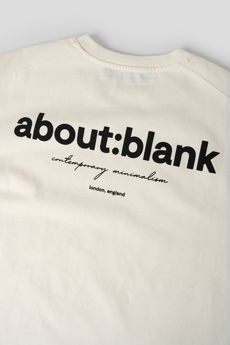 about:blank - T-SHIRT BOX ÉCRU - LE LABO STORE