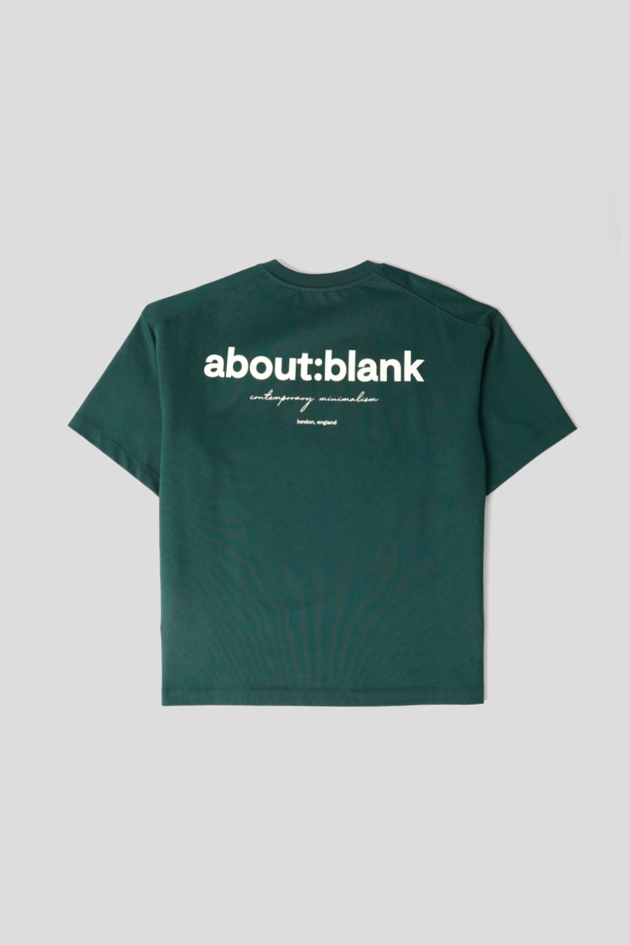 about:blank - T-SHIRT BOX VERT FONCÉ - LE LABO STORE