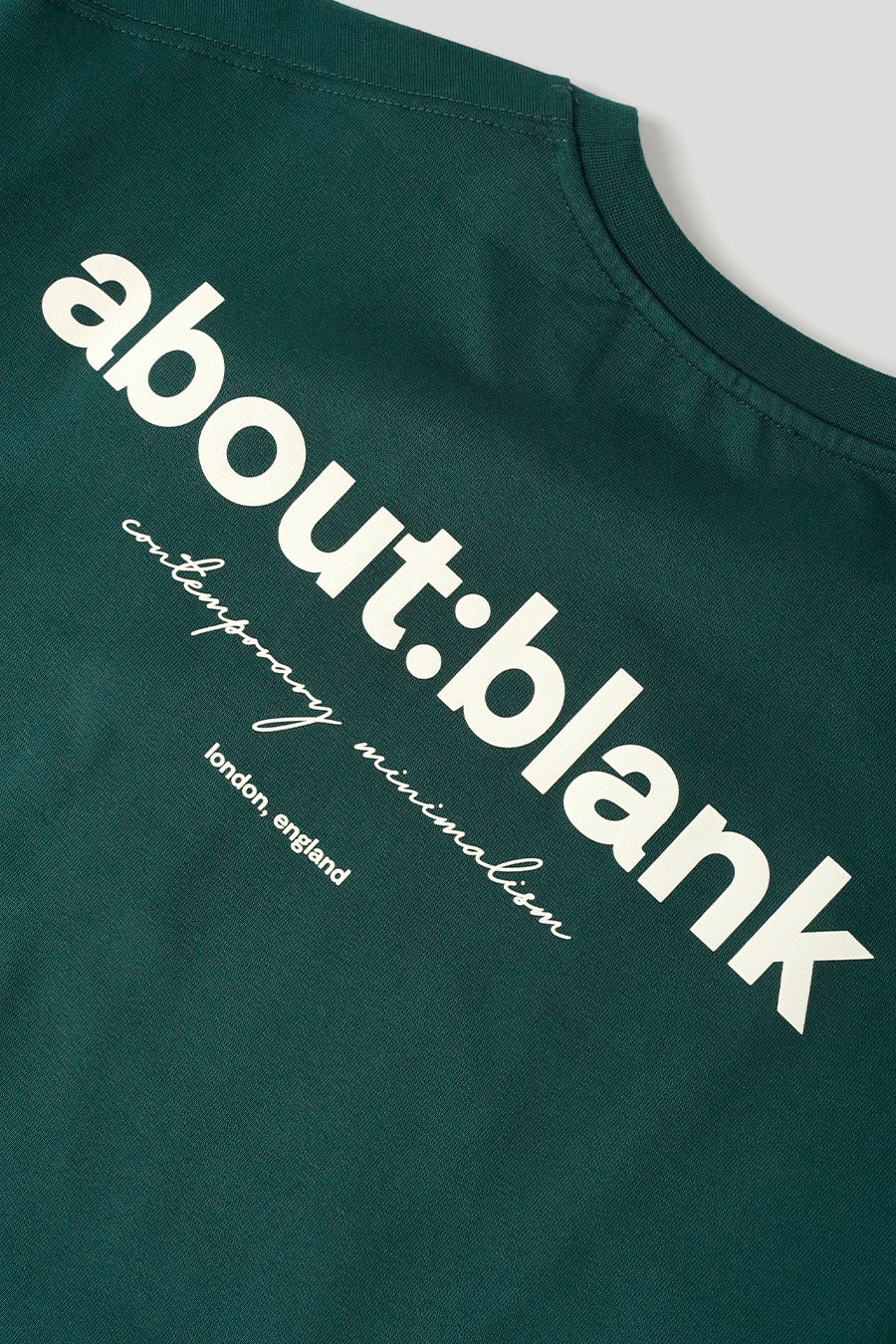 about:blank - T-SHIRT BOX VERT FONCÉ - LE LABO STORE