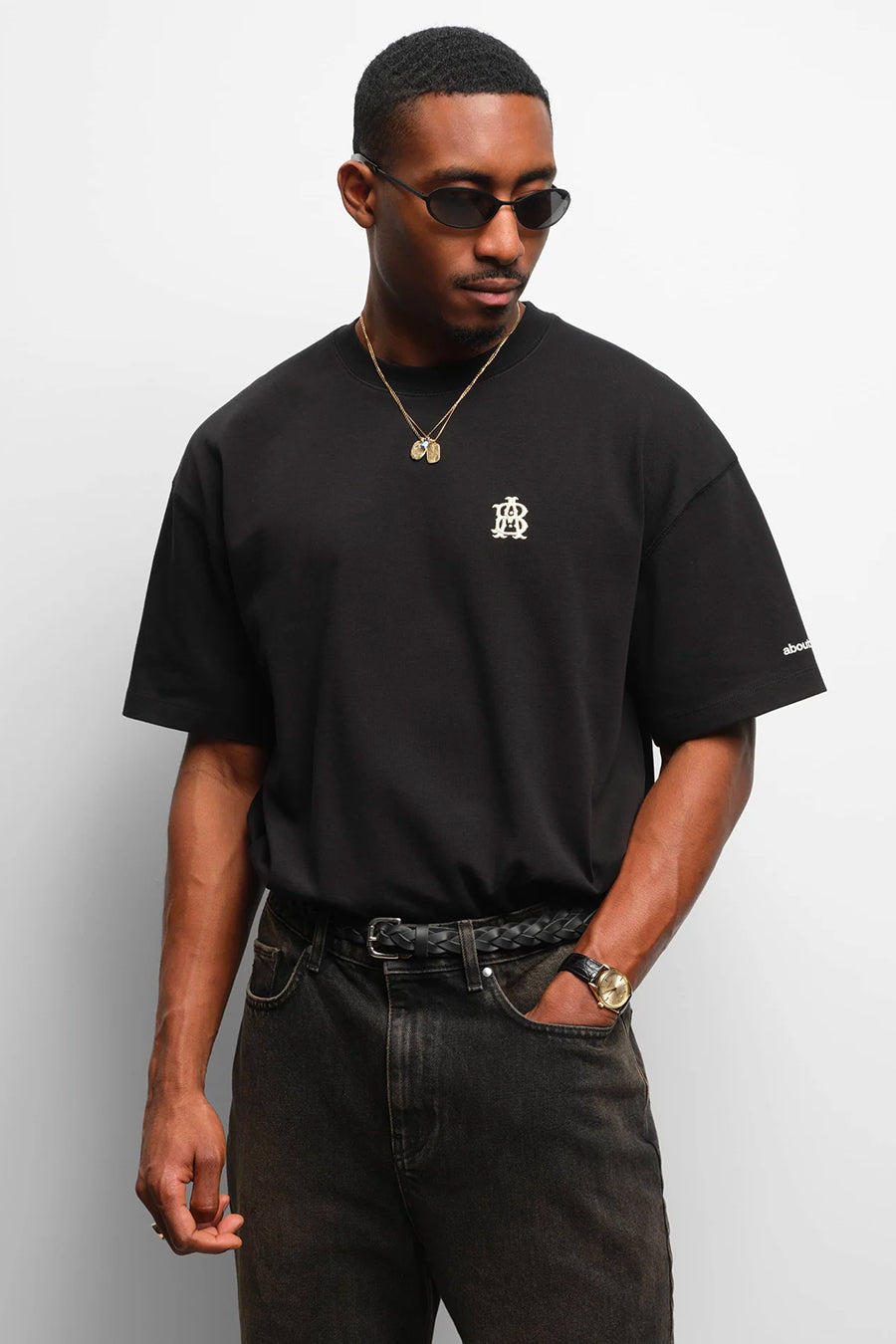 about:blank - T-SHIRT CLASSIC NOIR  ET ÉCRU - LE LABO STORE
