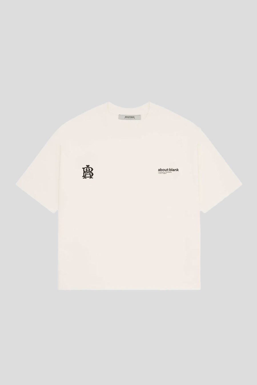about:blank - OAT AND BLACK DUAL LOGO T-SHIRT - LE LABO STORE