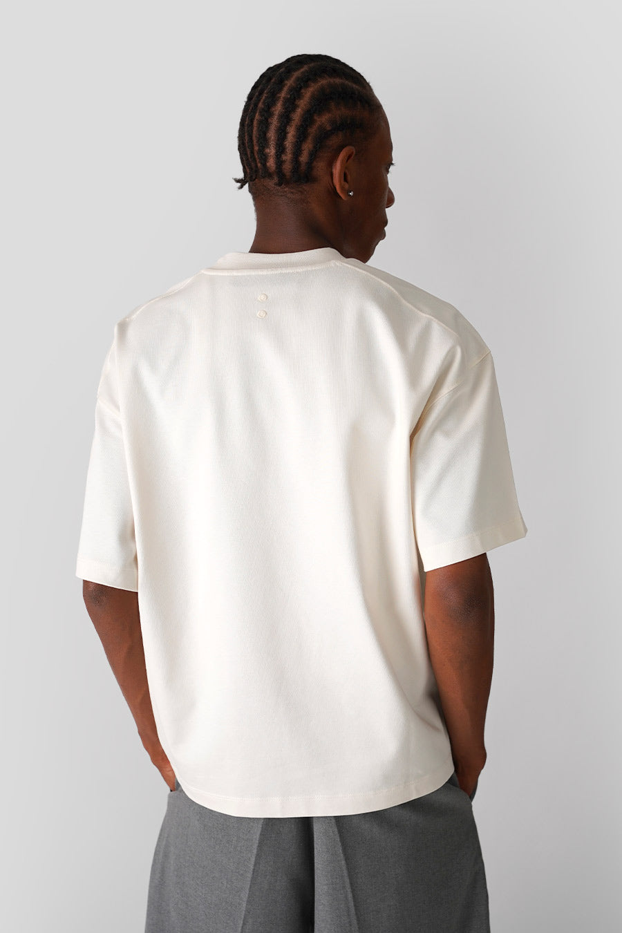about:blank - T-SHIRT DUAL LOGO ÉCRU - LE LABO STORE