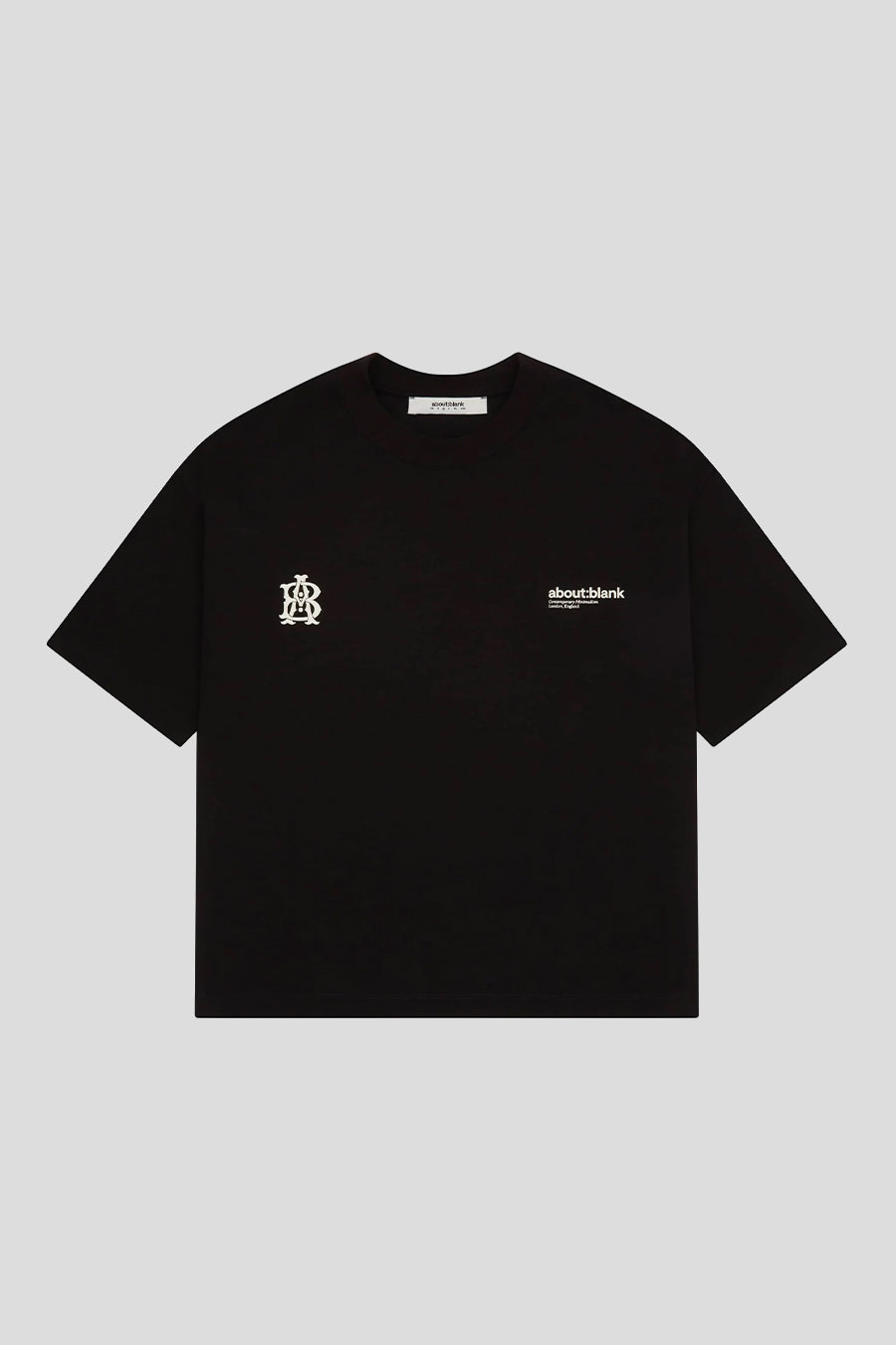 about:blank - ECRU AND BLACK DUAL LOGO T-SHIRT - LE LABO STORE