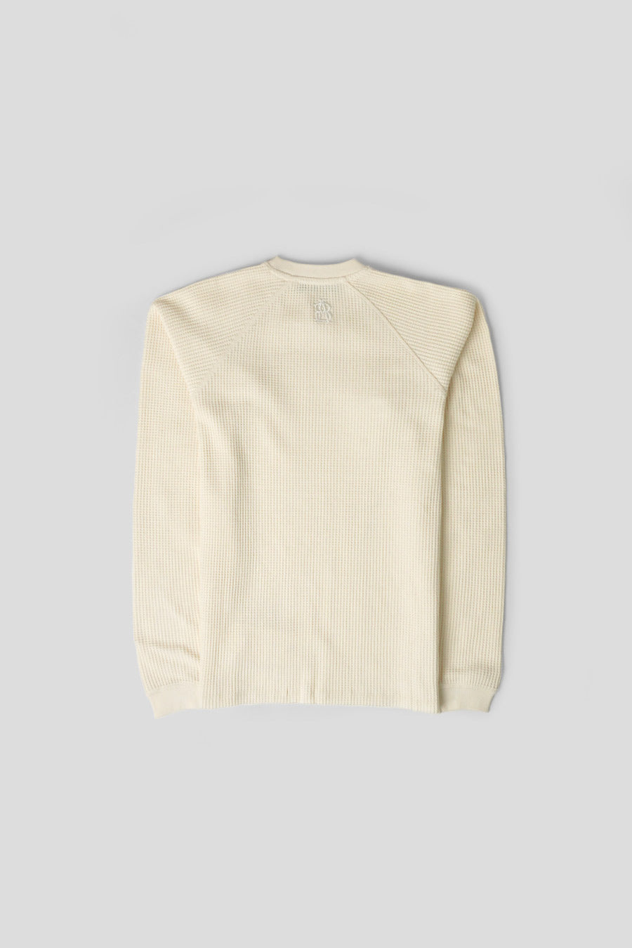 about:blank - T-SHIRT LONG SLEEVE WAFFLE ÉCRU - LE LABO STORE