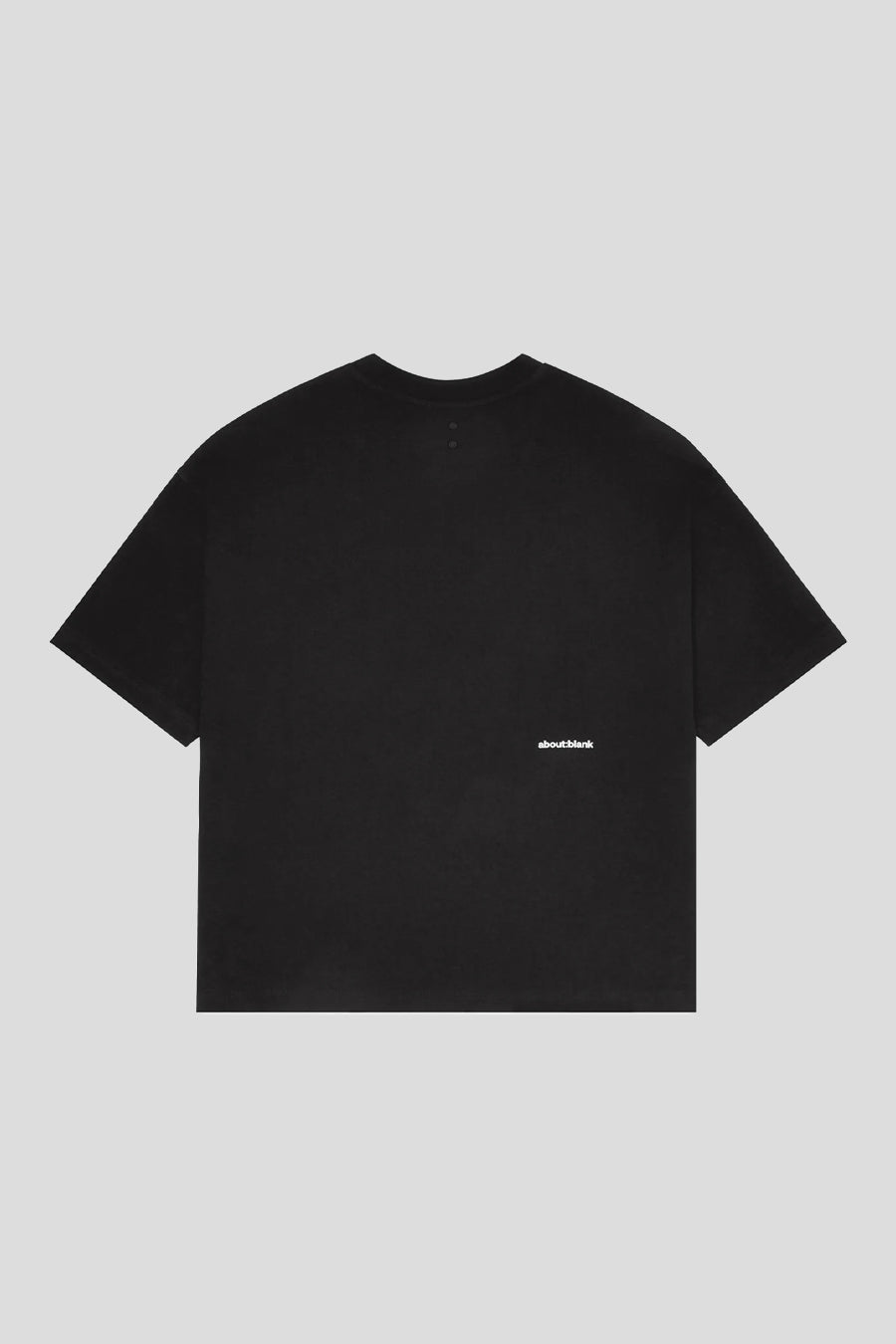 about:blank - T-SHIRT MOCK NECK NOIR ET ECRU - LE LABO STORE