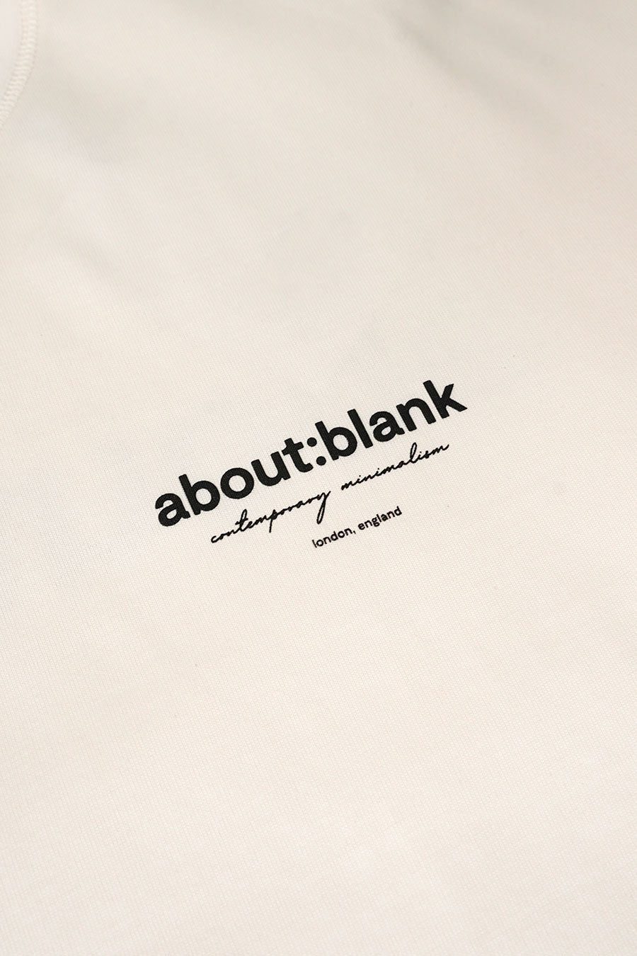 about:blank - T-SHIRT REVERSE ÉCRU - LE LABO STORE