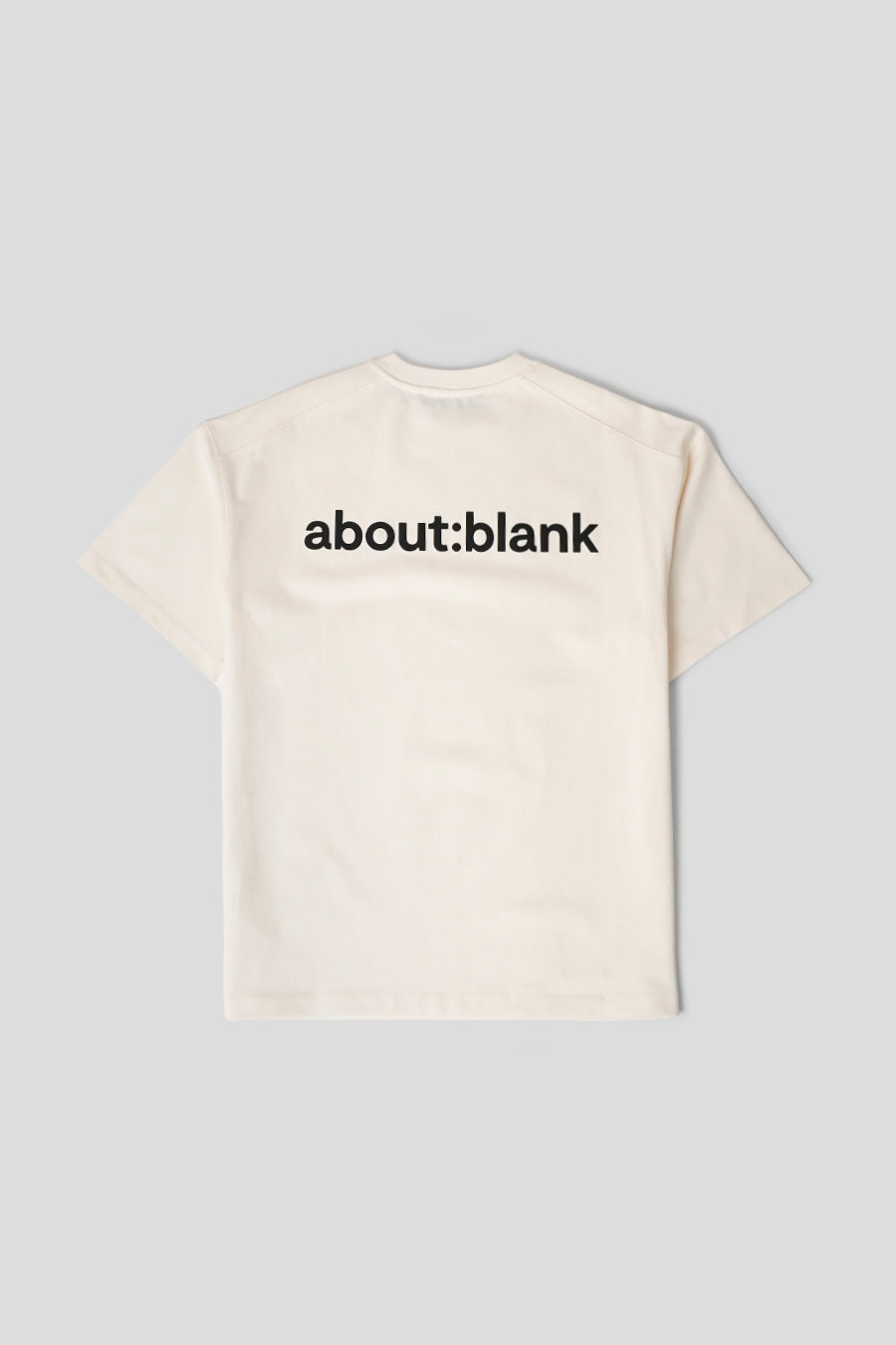 about:blank - T-SHIRT REVERSE ÉCRU - LE LABO STORE