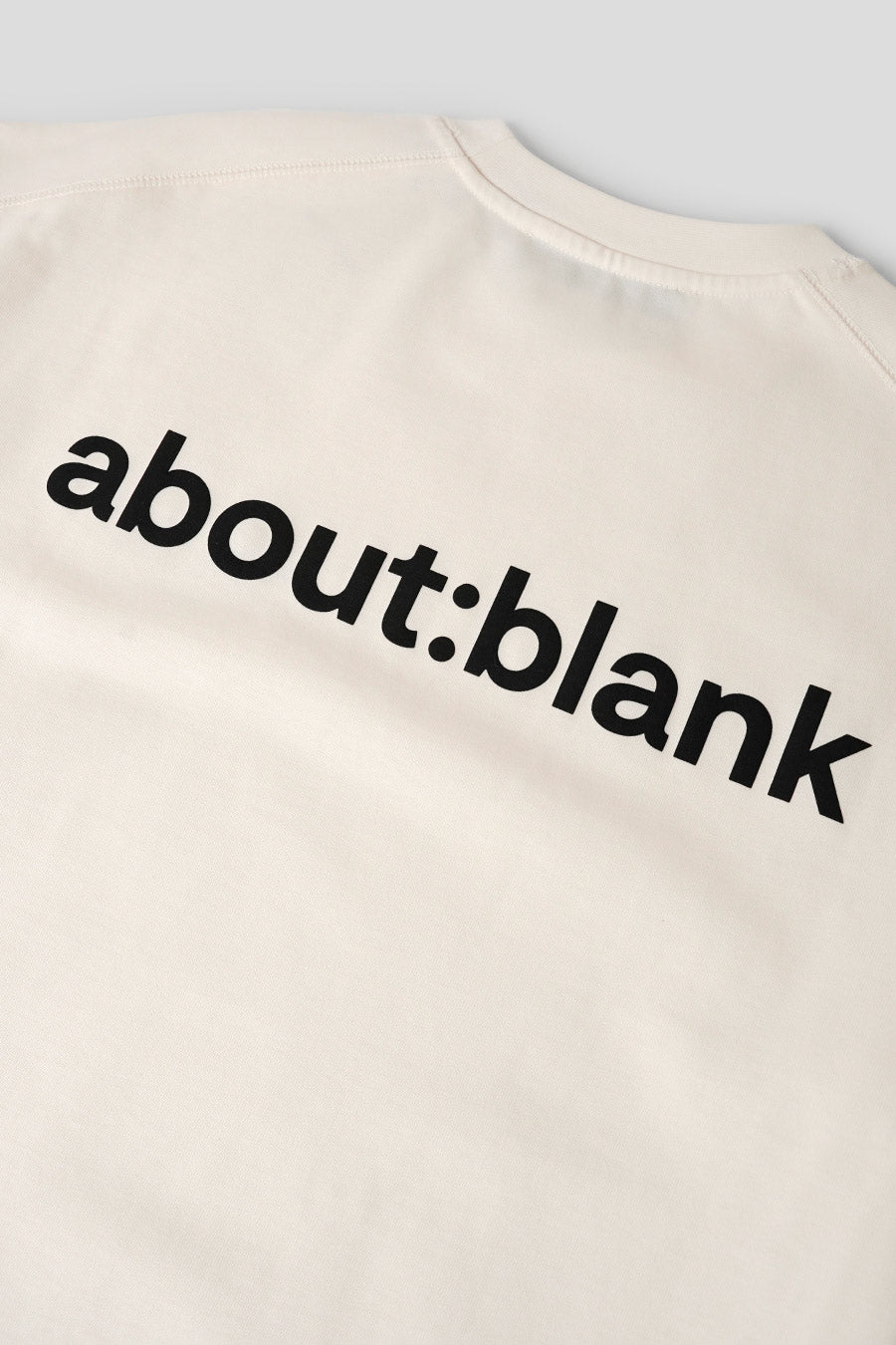 about:blank - T-SHIRT REVERSE ÉCRU - LE LABO STORE