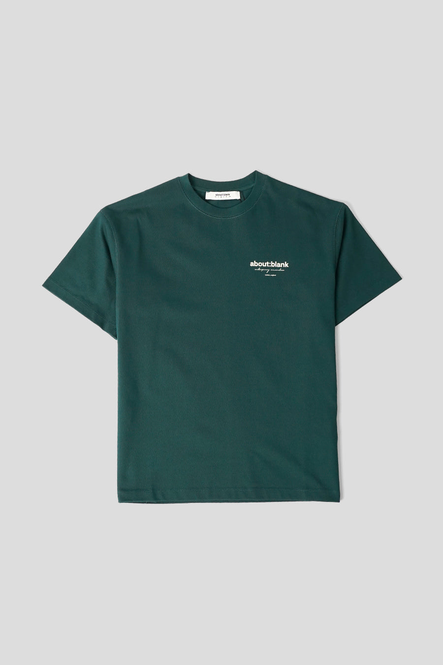 about:blank - DARK GREEN REVERSE T-SHIRT - LE LABO STORE