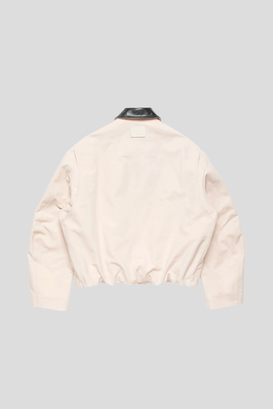 ACNE STUDIOS - TAUPE LEATHER COLLAR AVIATOR JACKET - LE LABO STORE