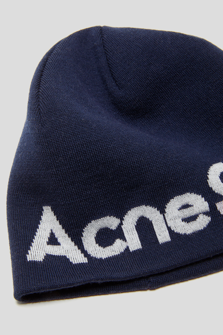 ACNE STUDIOS - NAVY BLUE WOOL BEANIE - LE LABO STORE