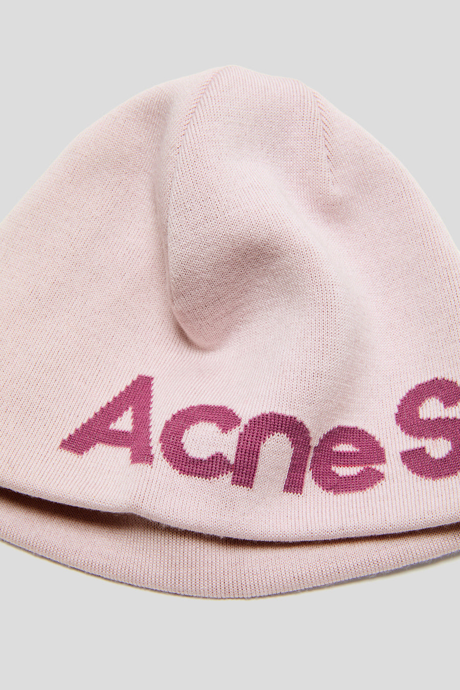 ACNE STUDIOS - PINK AND PURPLE WOOL BEANIE - LE LABO STORE