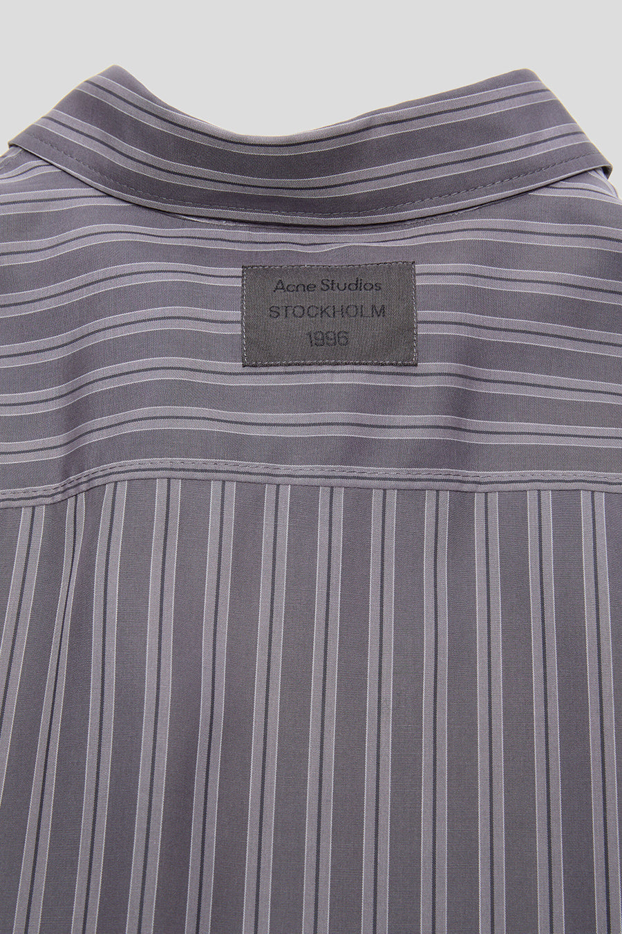 ACNE STUDIOS - PURPLE STRIPED BUTTON-UP SHIRT - LE LABO STORE