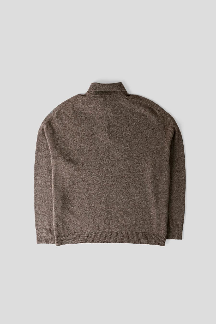 ACNE STUDIOS - POLO LAINE EN MAILLE MARRON - LE LABO STORE