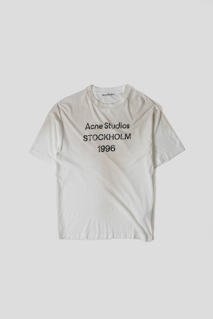 ACNE STUDIOS - T-SHIRT LOGO ÉCRU - LE LABO STORE