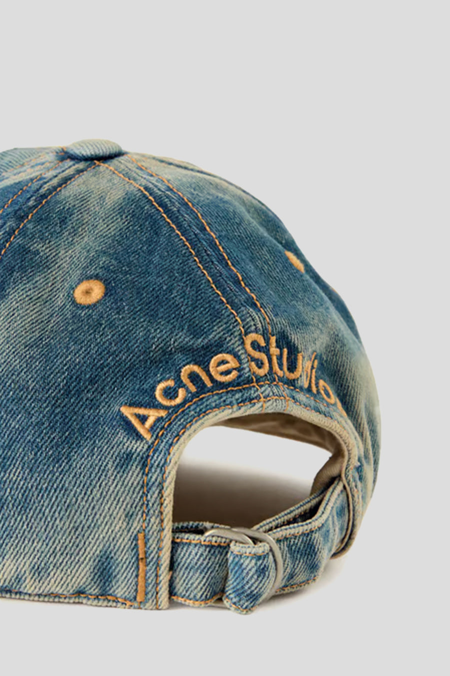 帽子 Acne Studios denim cap 24ss ACNE STUDIOS - MID BLUE DENIM CAP – LE LABO STORE