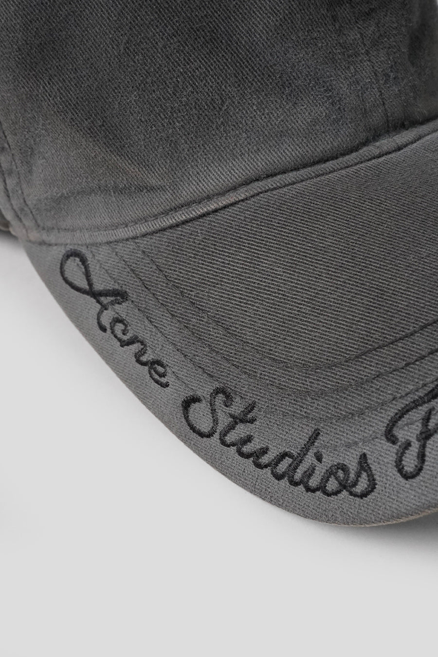 ACNE STUDIOS - DARK GRAY LOGO CAP - LE LABO STORE
