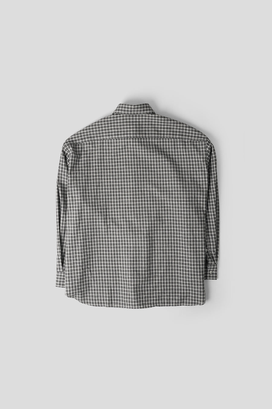 ACNE STUDIOS - CHEMISE FLANNEL BUTTON-UP NOIRE ET BLANCHE - LE LABO STORE