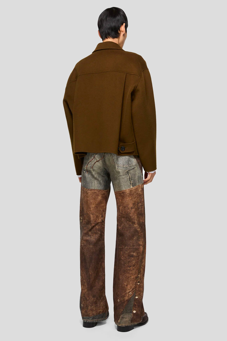 ACNE STUDIOS - GILET EN CACHEMIRE VERT OLIVE - LE LABO STORE