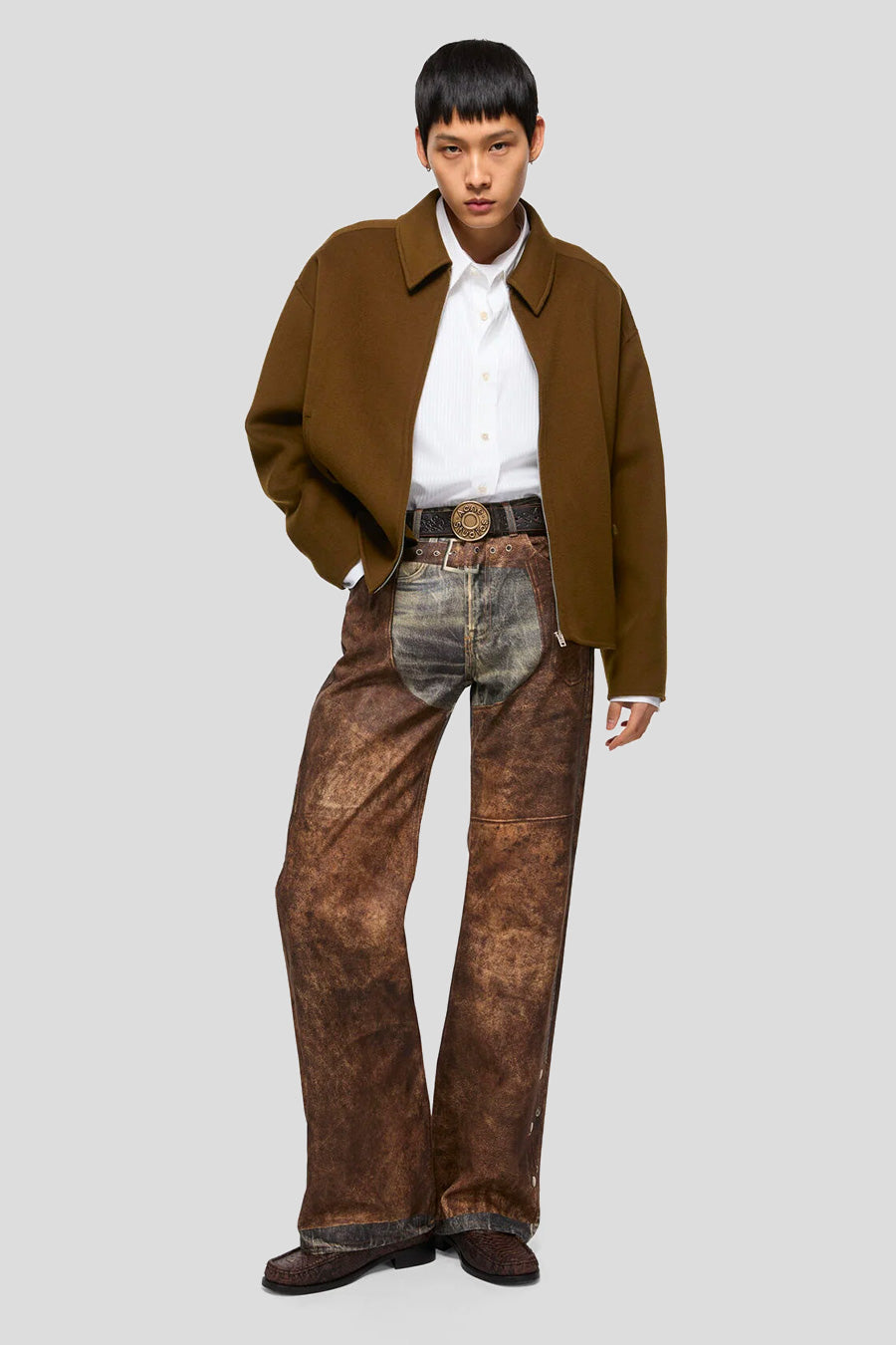 ACNE STUDIOS - GILET EN CACHEMIRE VERT OLIVE - LE LABO STORE