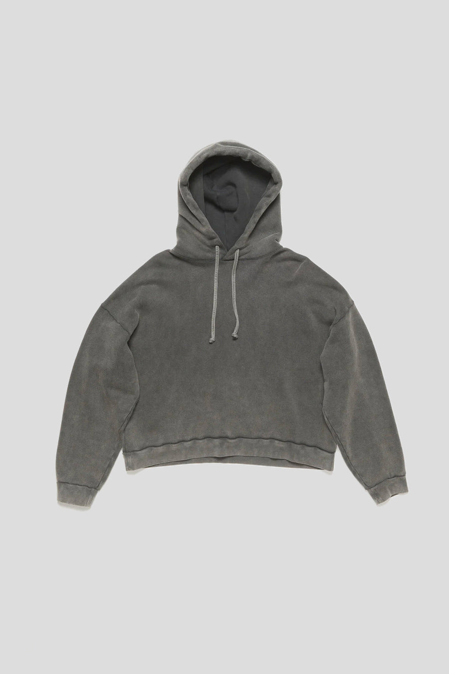 ACNE STUDIOS - HOODIE LOGO PATCH NOIR DÉLAVÉ - LE LABO STORE
