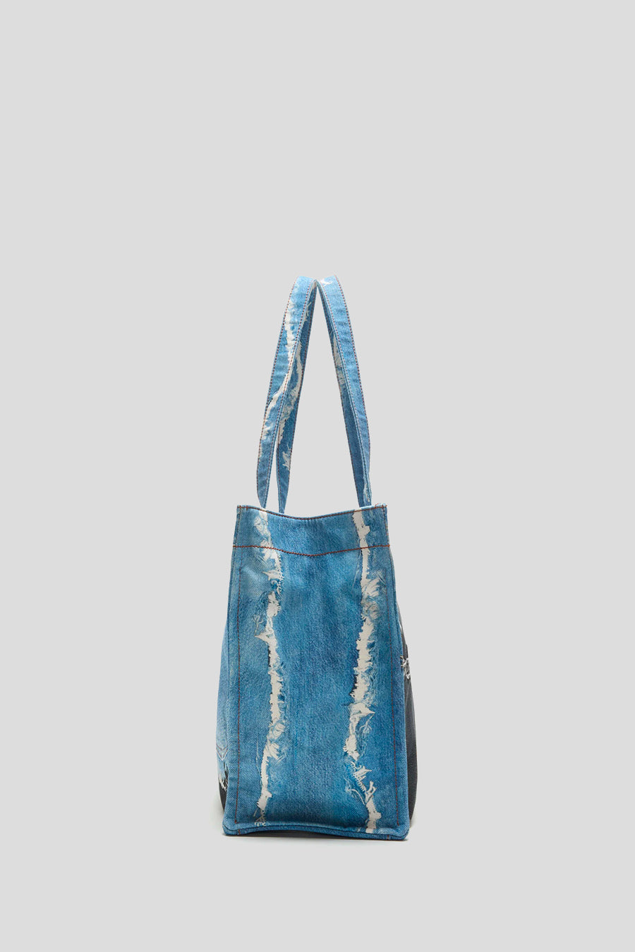 ACNE STUDIOS - SAC CABAS IMPRIMÉ TROMPLE L'OEIL BLEU - LE LABO STORE