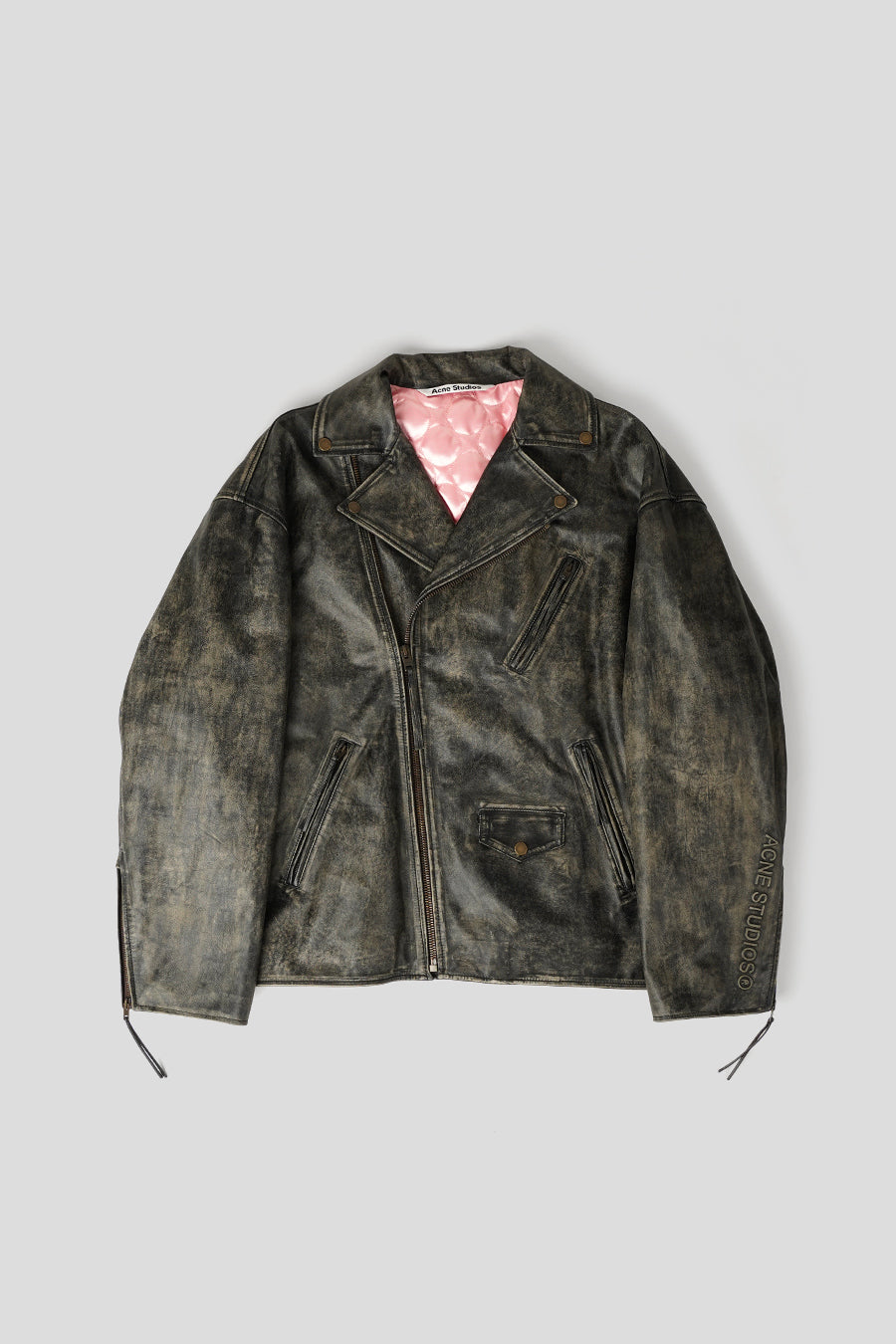 ACNE STUDIOS - VESTE BIKER EN CUIR NOIR - LE LABO STORE