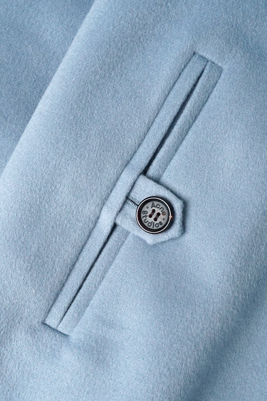 ACNE STUDIOS - DUSTY BLUE CASHMERE JACKET - LE LABO STORE