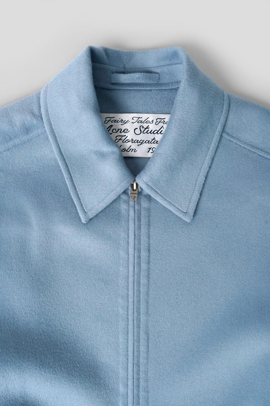 ACNE STUDIOS - DUSTY BLUE CASHMERE JACKET - LE LABO STORE