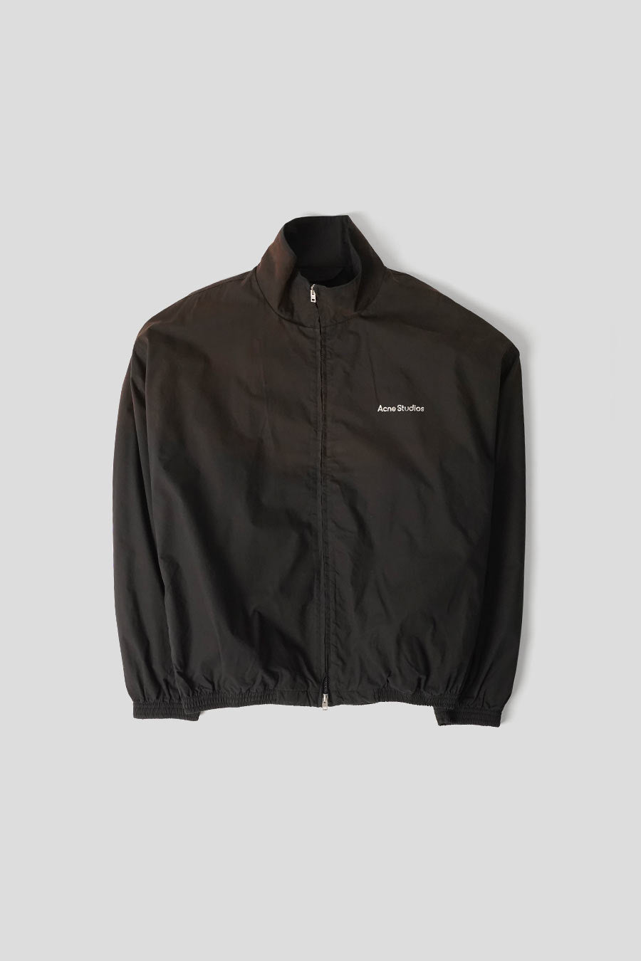 ACNE STUDIOS - BLACK LOGO ZIPPER JACKET - LE LABO STORE