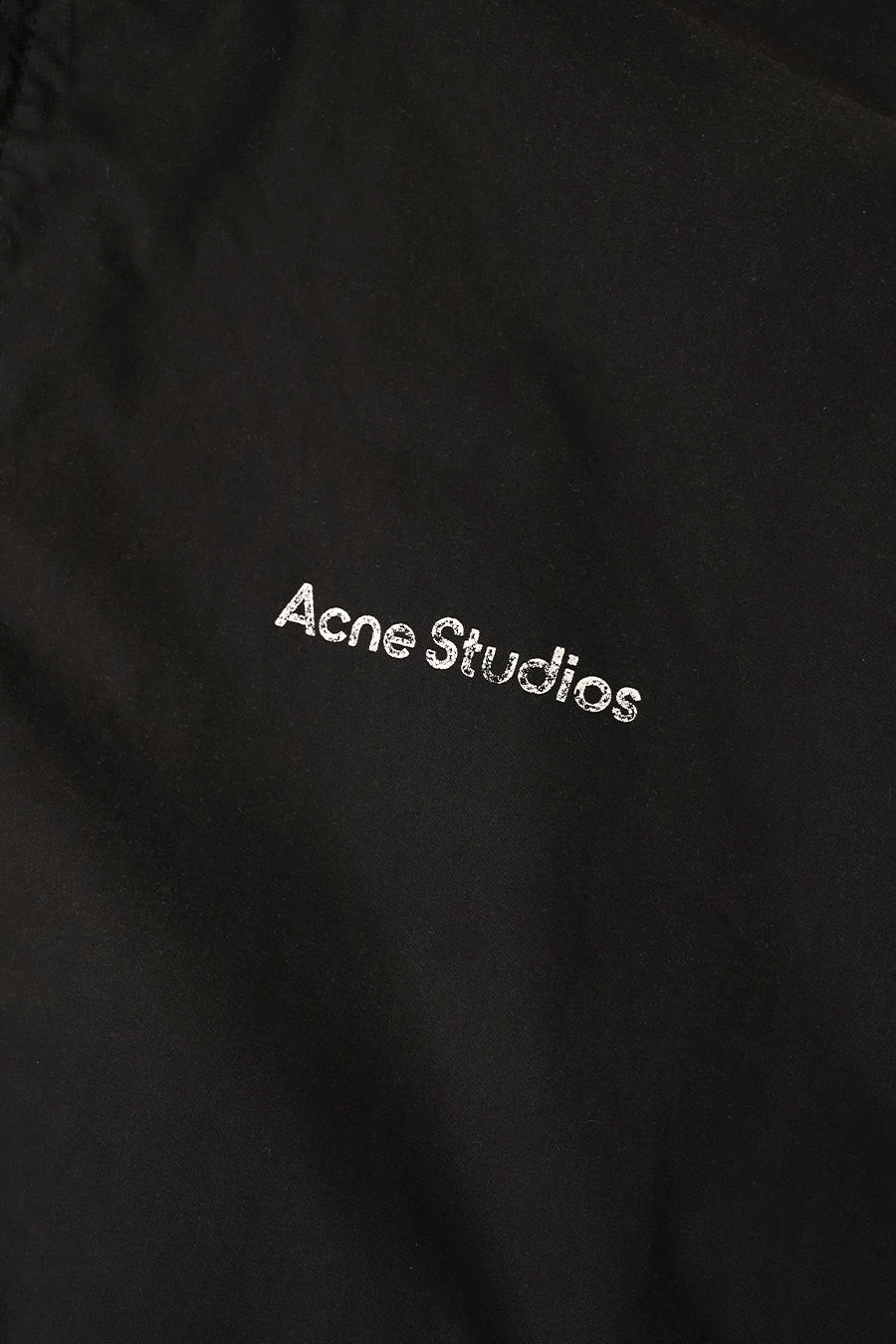 ACNE STUDIOS - BLACK LOGO ZIPPER JACKET - LE LABO STORE