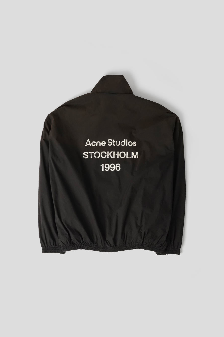ACNE STUDIOS - BLACK LOGO ZIPPER JACKET - LE LABO STORE