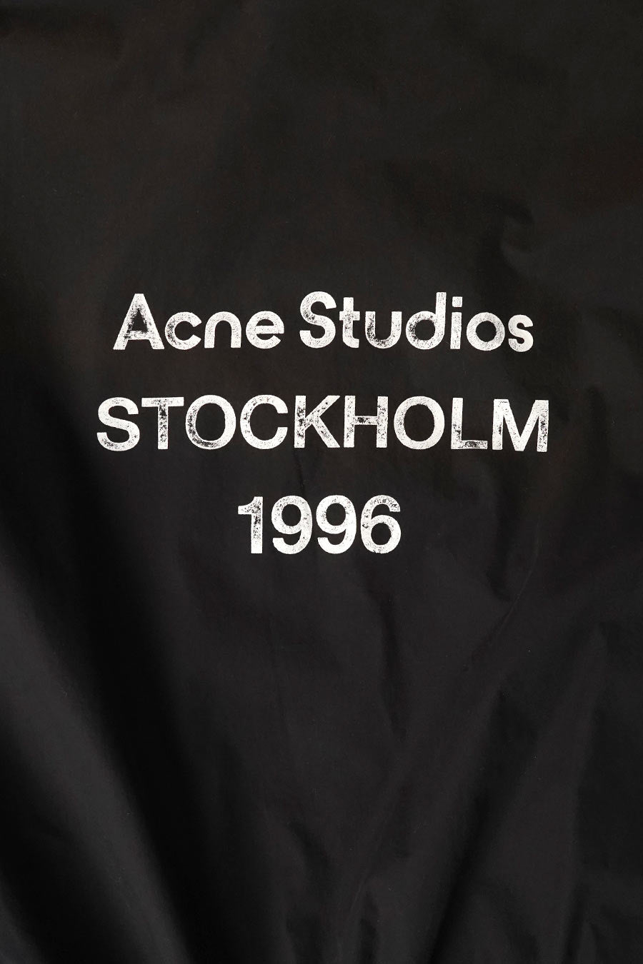 ACNE STUDIOS - BLACK LOGO ZIPPER JACKET - LE LABO STORE