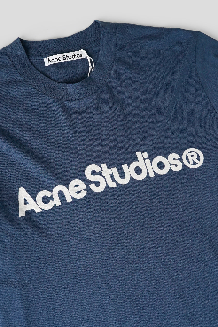 ACNE STUDIOS - T-SHIRT GRAPHIC BLEU MARINE - LE LABO STORE