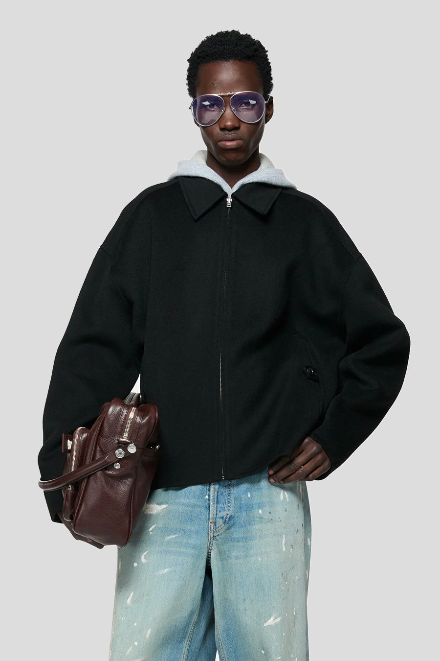 ACNE STUDIOS - VESTE EN CACHEMIRE NOIRE - LE LABO STORE