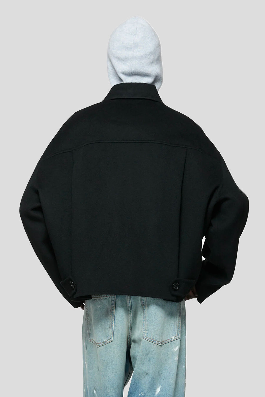 ACNE STUDIOS - VESTE EN CACHEMIRE NOIRE - LE LABO STORE