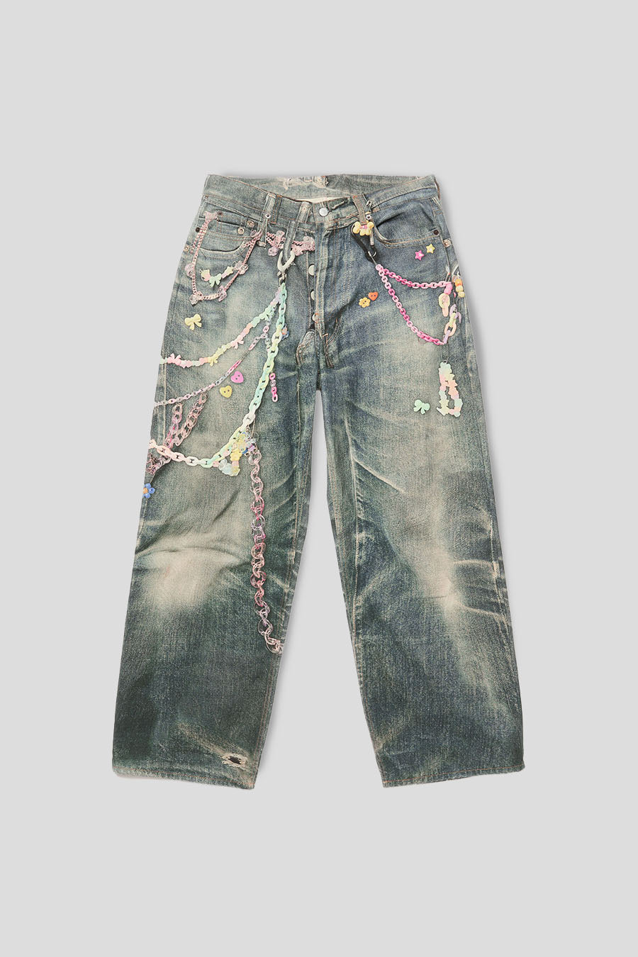ACNE STUDIOS - JEAN BAGGY TROMPE L'OEIL 1981M BLEU - LE LABO STORE
