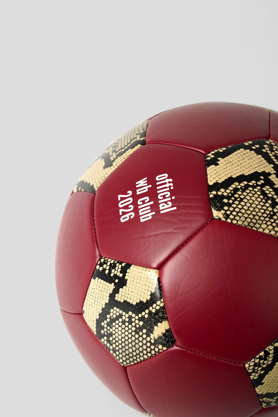 ADIDAS - BURGUNDY WALES BONNER SOCCER BALL - LE LABO STORE