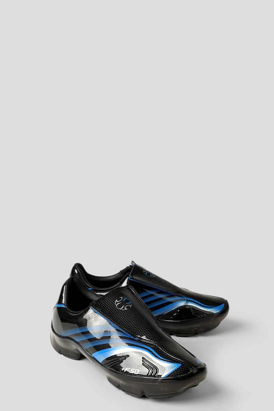 ADIDAS - SNEAKERS F50 ADIFRAME CORE BLACK, LUCID RAY BLUE ET SILVER METALLIC - LE LABO STORE
