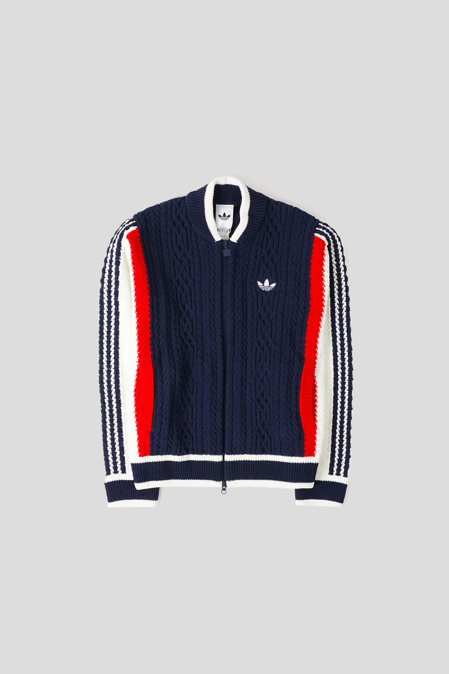 ADIDAS - CARDIGAN RÉTRO BLEU, ROUGE ET BLANC - LE LABO STORE