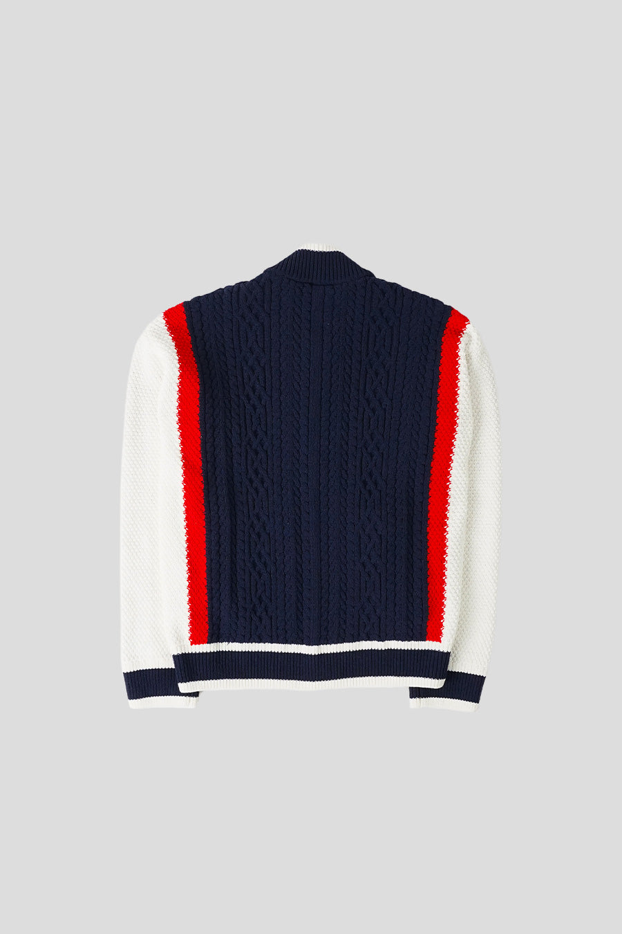 ADIDAS - CARDIGAN RÉTRO BLEU, ROUGE ET BLANC - LE LABO STORE