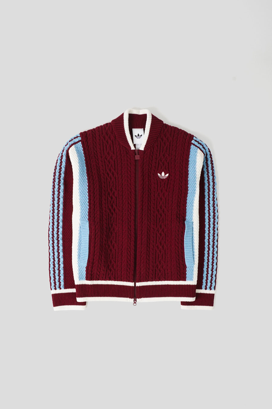 ADIDAS - CARDIGAN RÉTRO ROUGE, BLANC ET BLEU - LE LABO STORE
